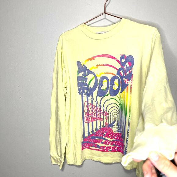 Daydreamer The Doors 1976 Oversized Long Sleeve Tee Tender Yellow Size Small - Picture 5 of 10